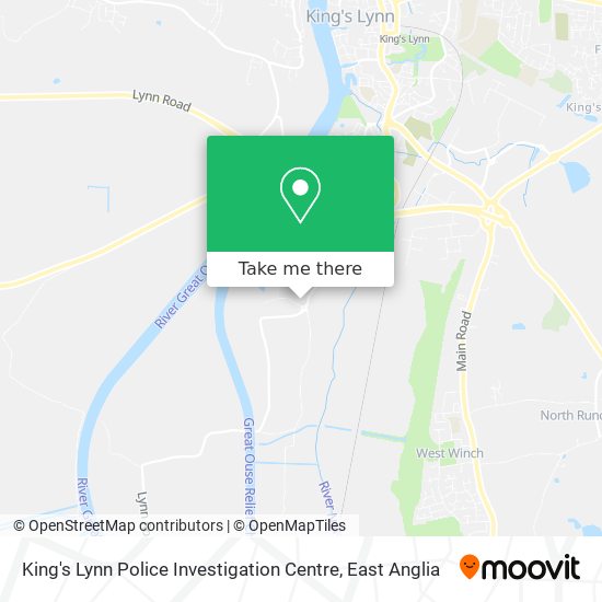 King's Lynn Police Investigation Centre map