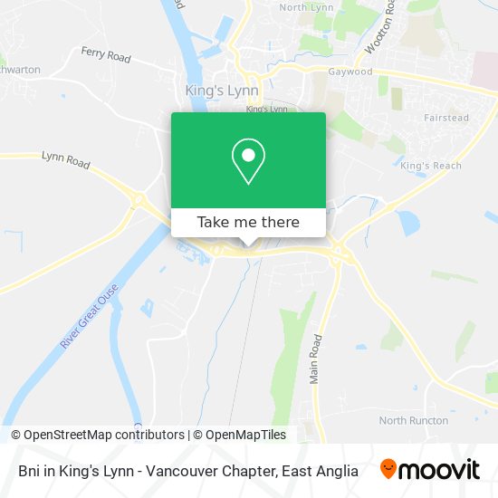 Bni in King's Lynn - Vancouver Chapter map