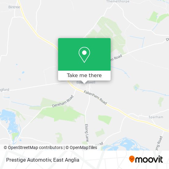 Prestige Automotiv map