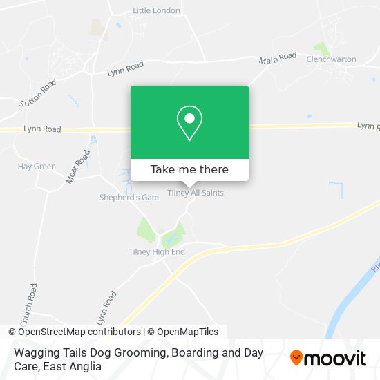 Wagging Tails Dog Grooming, Boarding and Day Care map