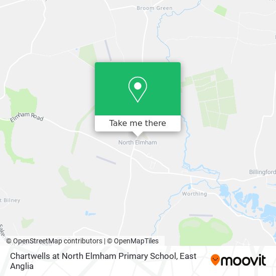 Chartwells at North Elmham Primary School map