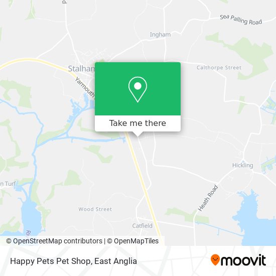 Happy Pets Pet Shop map