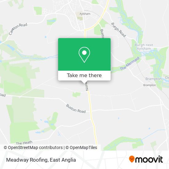 Meadway Roofing map