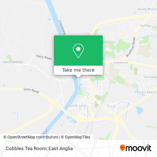 Cobbles Tea Room map