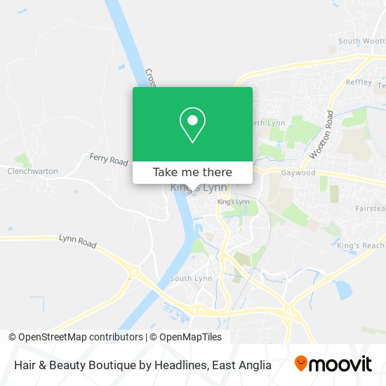 Hair & Beauty Boutique by Headlines map