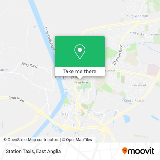 Station Taxis map