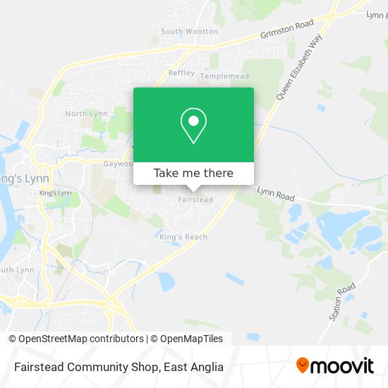 Fairstead Community Shop map