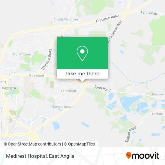 Medirest Hospital map