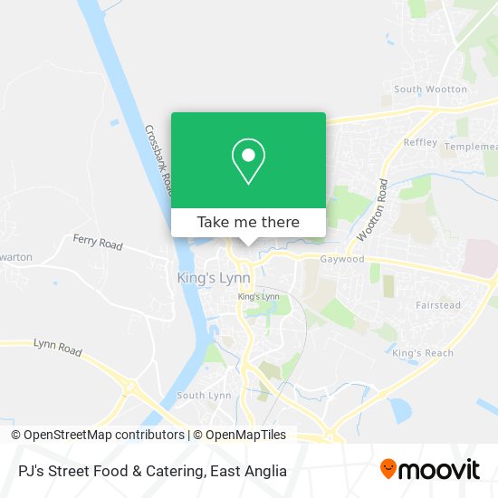 PJ's Street Food & Catering map