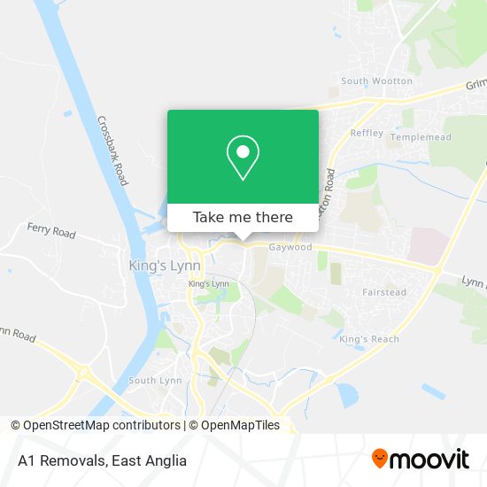 A1 Removals map