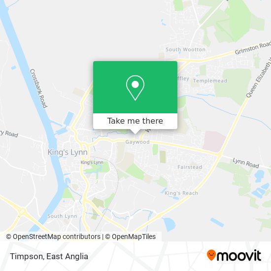 Timpson map