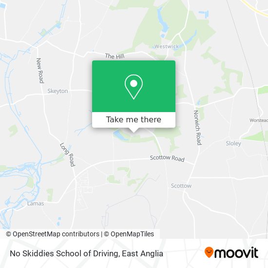 No Skiddies School of Driving map