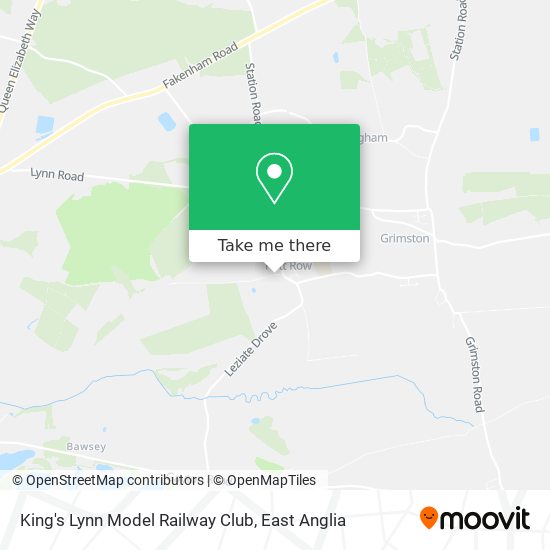 How to get to King's Lynn Model Railway Club in King'S Lynn And West