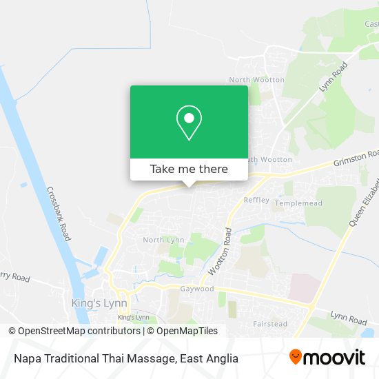 Napa Traditional Thai Massage map