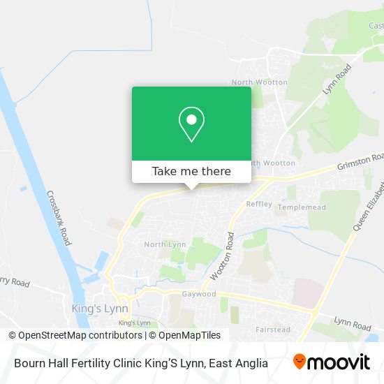 Bourn Hall Fertility Clinic King’S Lynn map