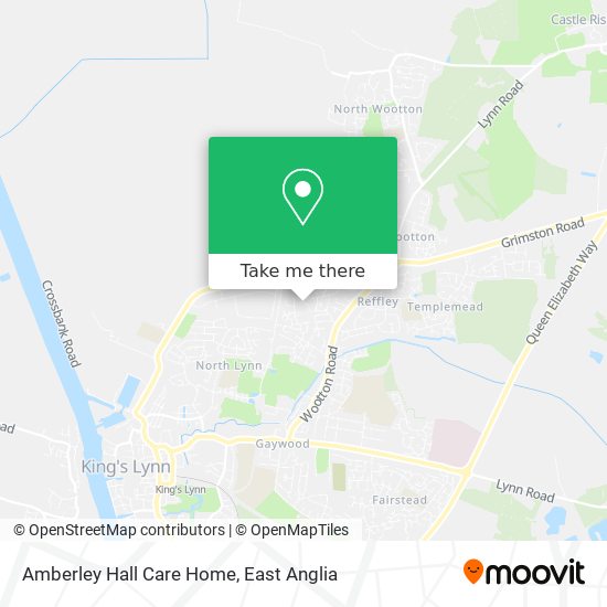 Amberley Hall Care Home map