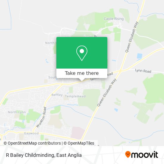 R Bailey Childminding map