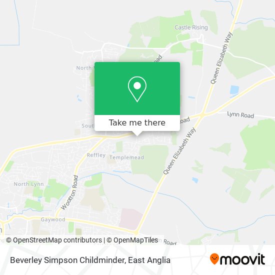 Beverley Simpson Childminder map