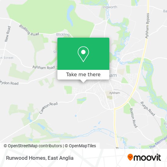 Runwood Homes map
