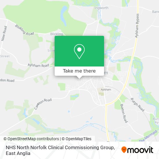 NHS North Norfolk Clinical Commissioning Group map