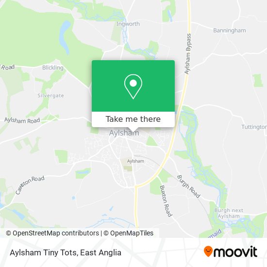 Aylsham Tiny Tots map