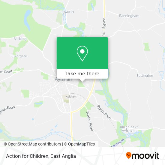 Action for Children map