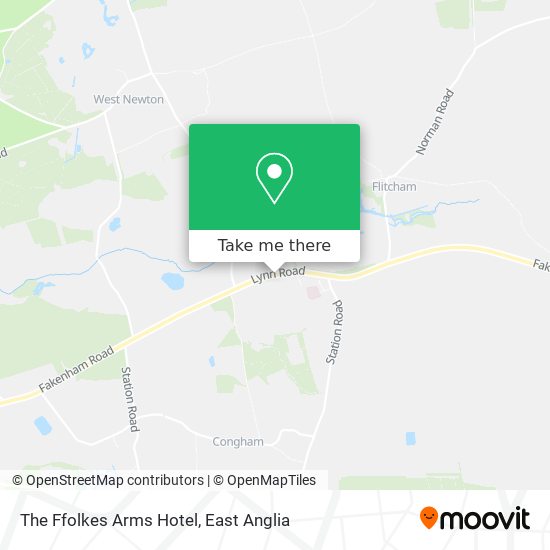 The Ffolkes Arms Hotel map