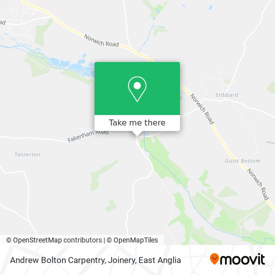 Andrew Bolton Carpentry, Joinery map