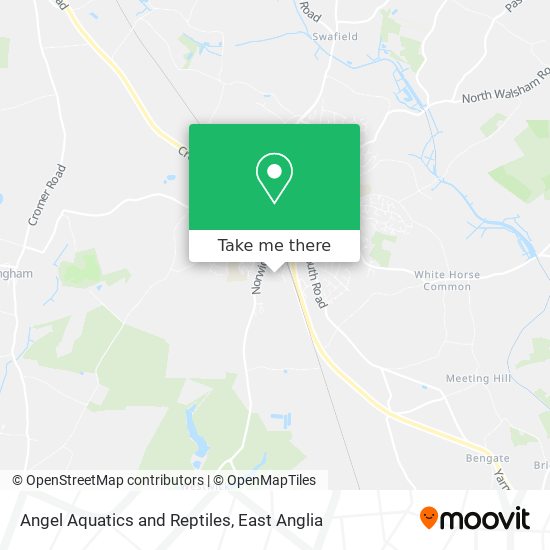 Angel Aquatics and Reptiles map