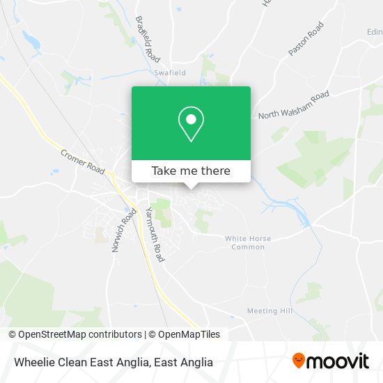 Wheelie Clean East Anglia map