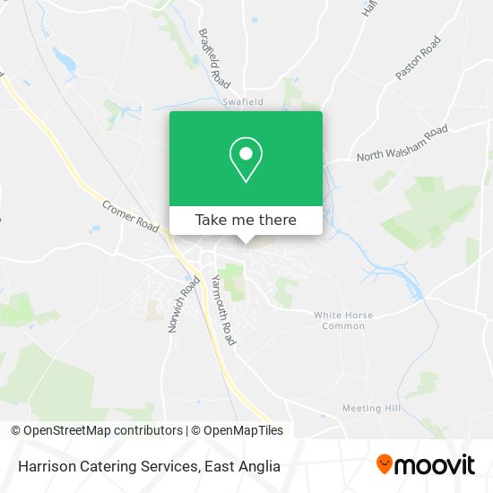 Harrison Catering Services map