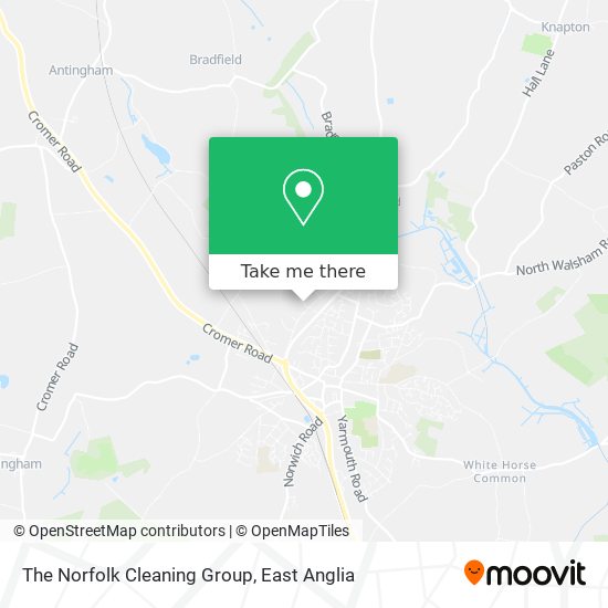 The Norfolk Cleaning Group map