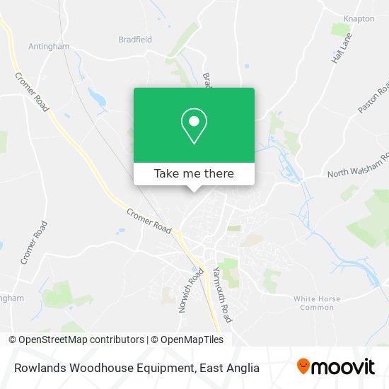 Rowlands Woodhouse Equipment map