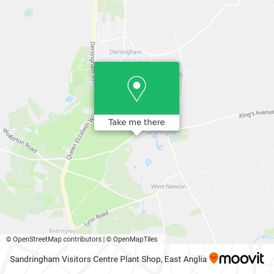 Sandringham Visitors Centre Plant Shop map
