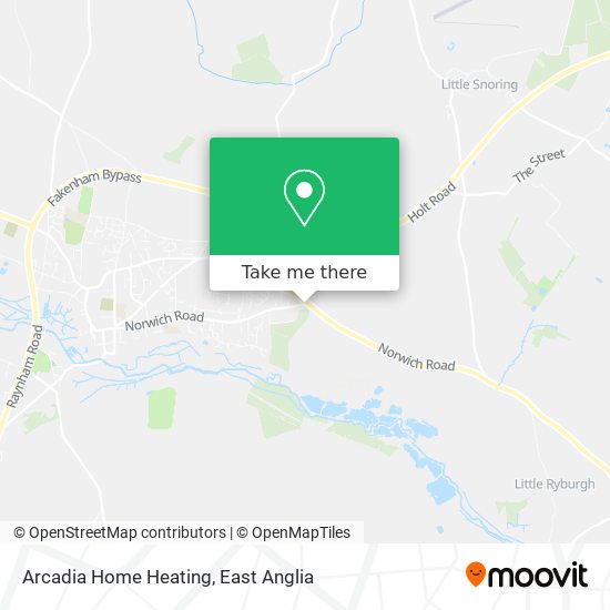 Arcadia Home Heating map