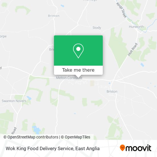 Wok King Food Delivery Service map