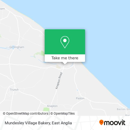 Mundesley Village Bakery map