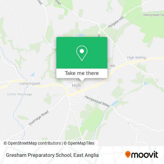 Gresham Preparatory School map