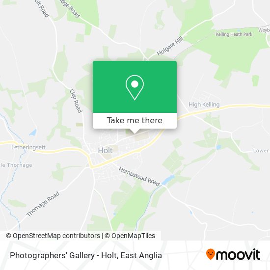Photographers' Gallery - Holt map