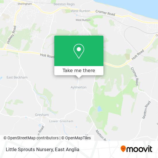 Little Sprouts Nursery map