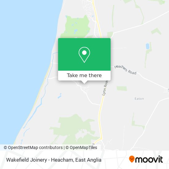 Wakefield Joinery - Heacham map