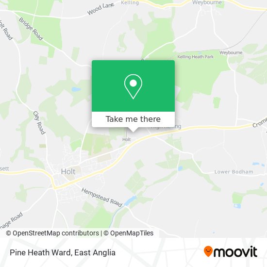 Pine Heath Ward map
