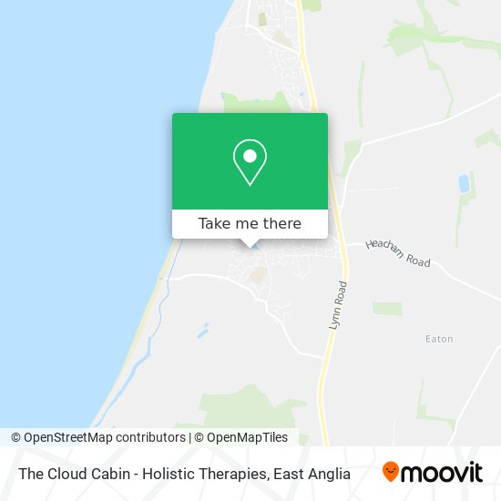 The Cloud Cabin - Holistic Therapies map