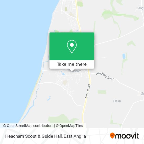 Heacham Scout & Guide Hall map