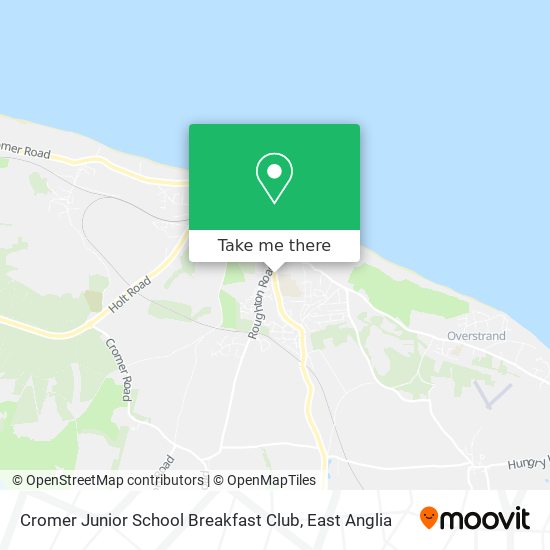 Cromer Junior School Breakfast Club map