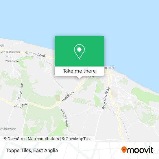 Topps Tiles map