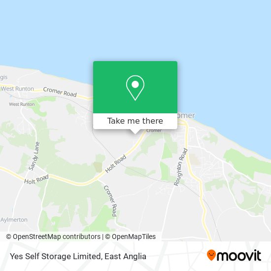 Yes Self Storage Limited map