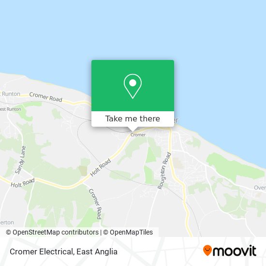 Cromer Electrical map