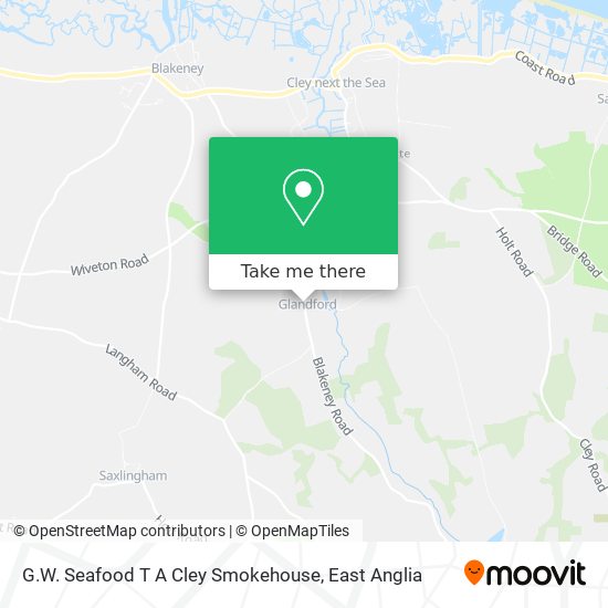 G.W. Seafood T A Cley Smokehouse map