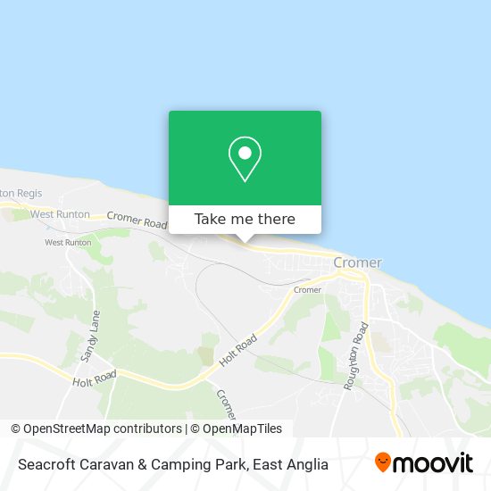 Seacroft Caravan & Camping Park map